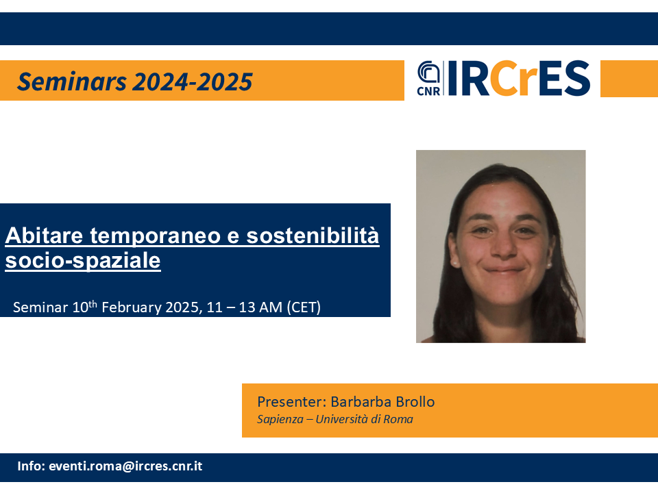 BrolloSeminari IRCRES