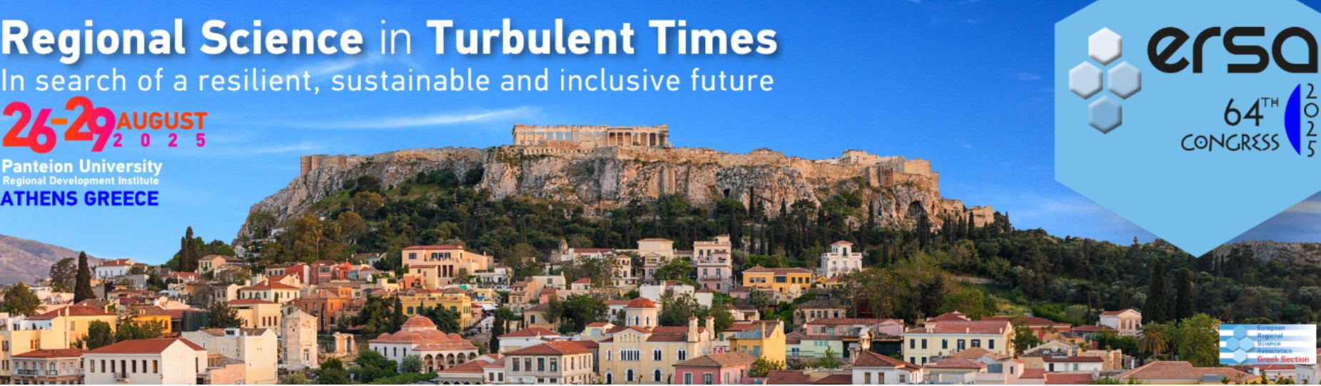 Call for Papers ERSA 2025 IRCRES